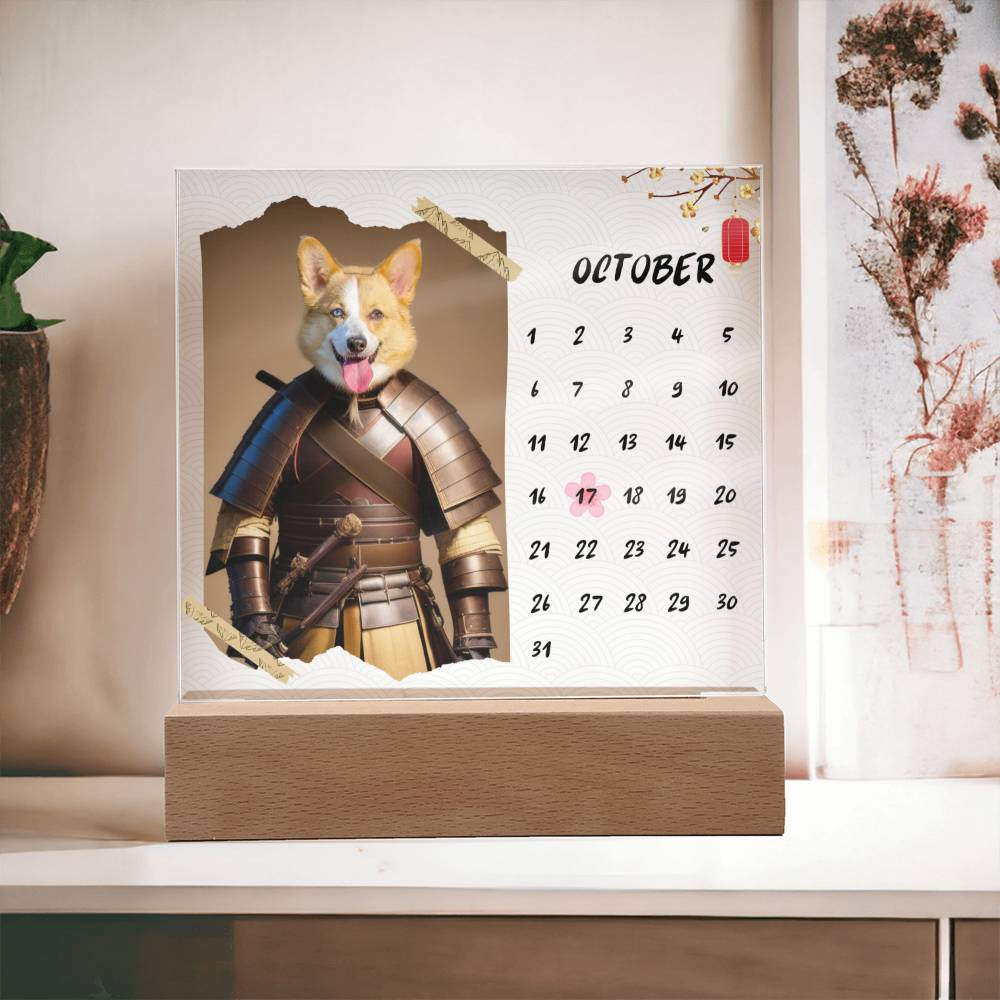Custom Pet Warrior - Acrylic Plaque