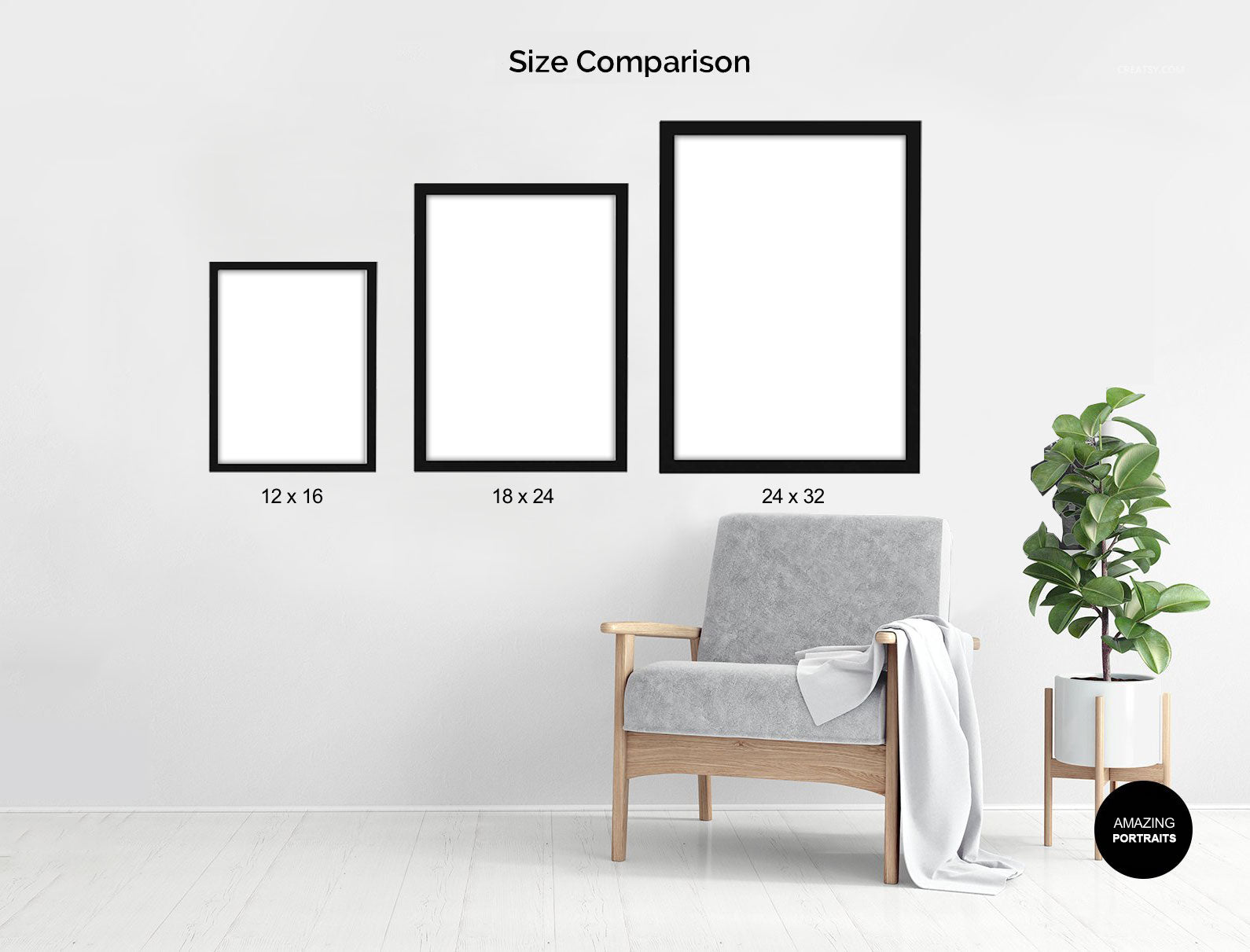 Custom size picture frames of Ecomartists