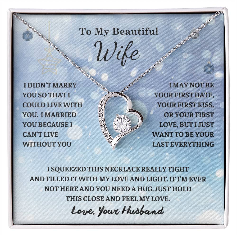 Christmas Gift For Her , To My Wife , Anniversary Gift , Gifts for women , Necklace