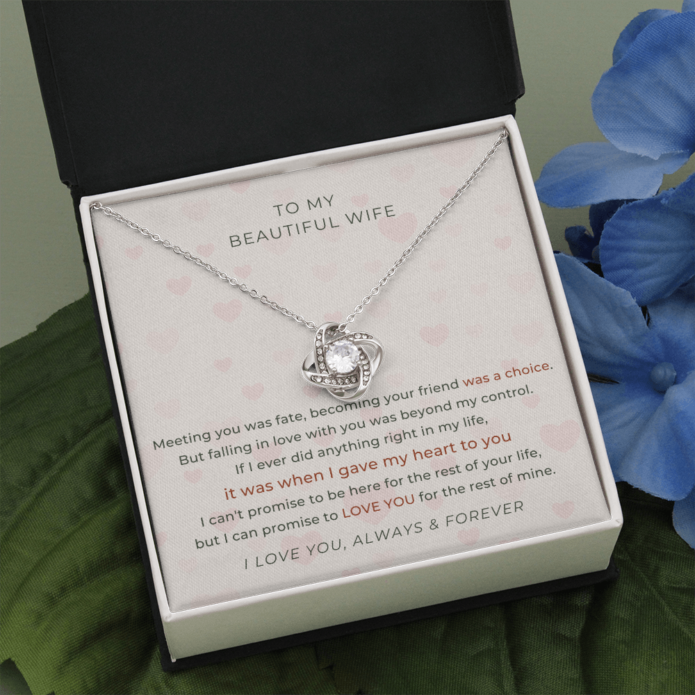 To My Beautiful Wife - I Promise To Love You For The Rest Of My Life (Almost Gone)