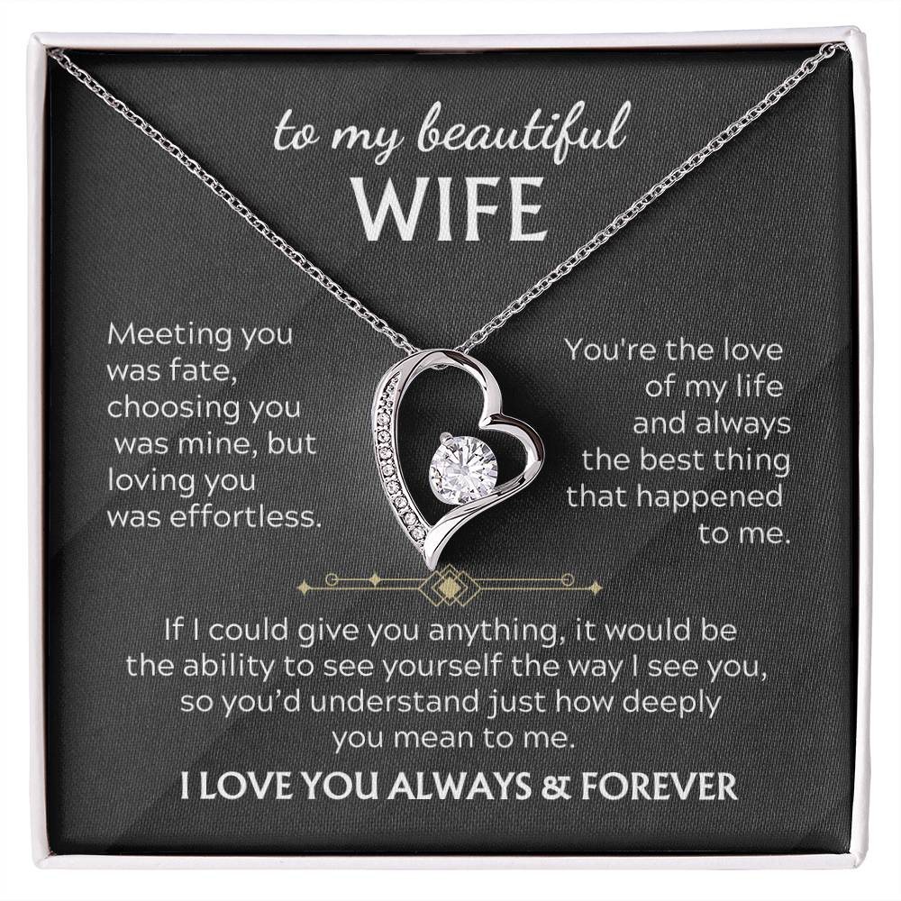 TO MY BEAUTIFUL WIFE - You’d understand just how deeply you mean to me