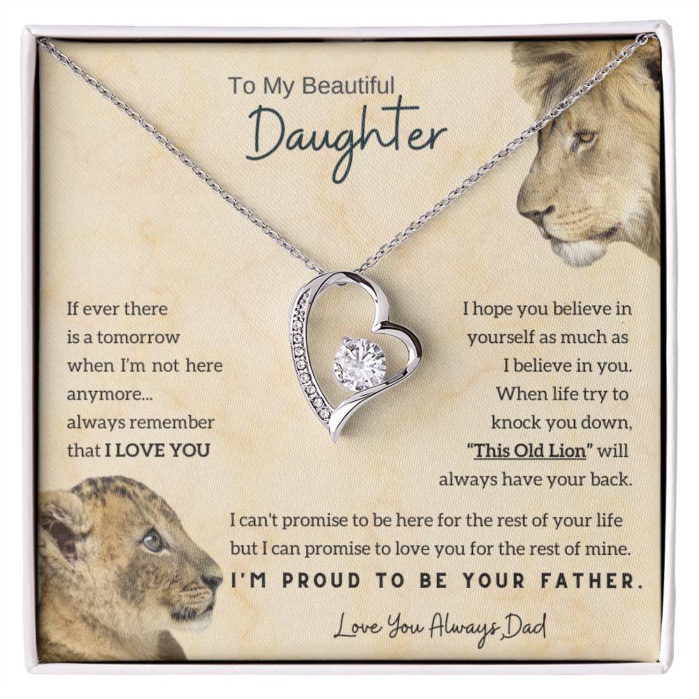 To My Beautiful Daughter - This Old Lion will always have your back [Only a few left]