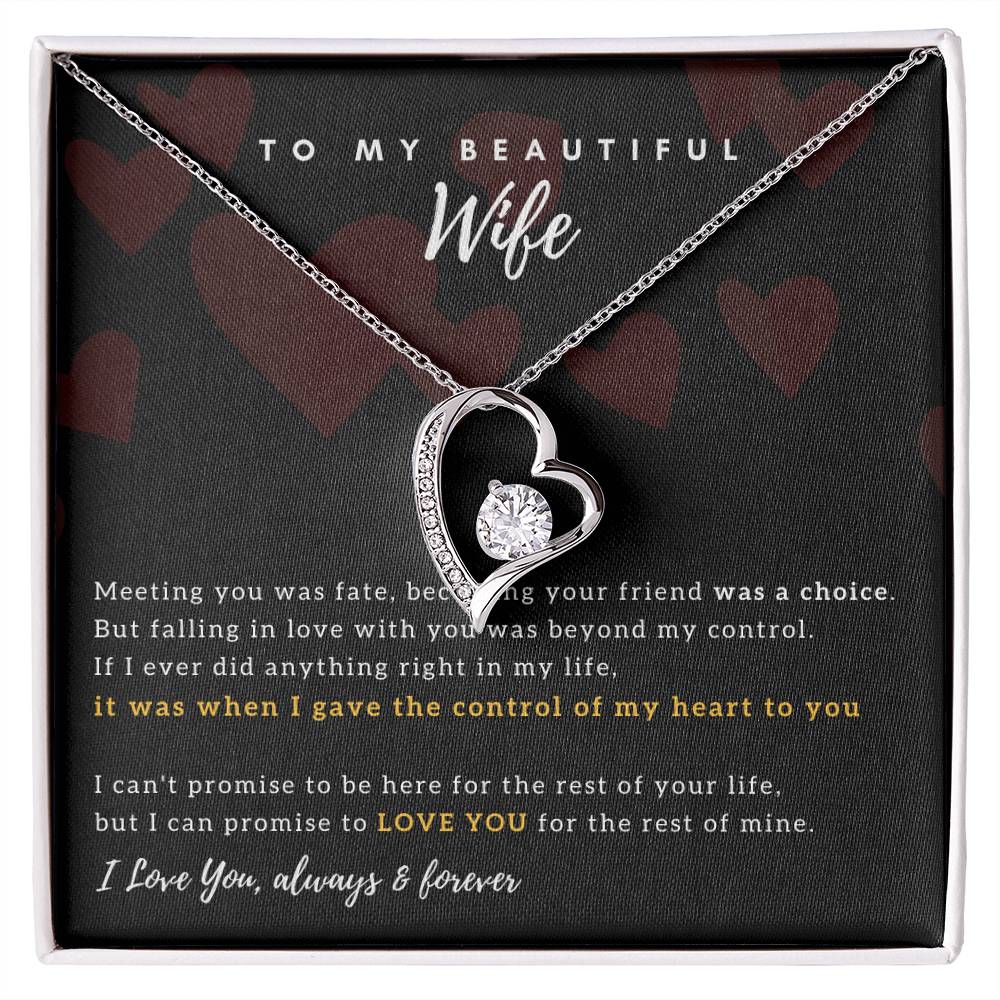 Gift For Wife, Wife Birthday Gift, Anniversary Gift For Wife, Wife Necklace , Destiny Love