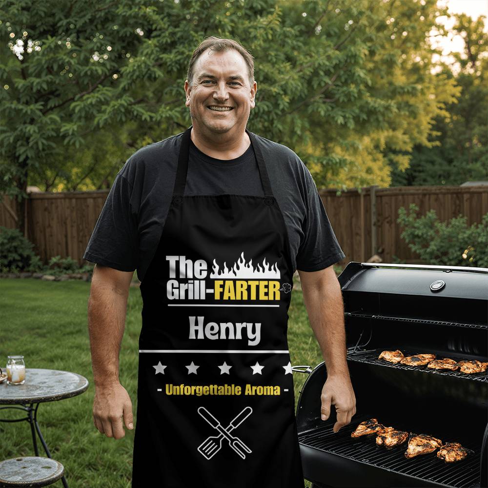 The Grill-FARTER - Gift for Him - Premium Apron