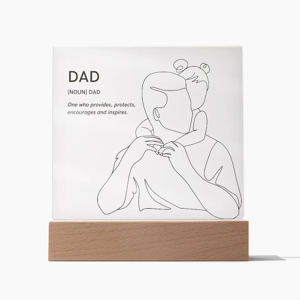 To Dad - Acrylic Plaque