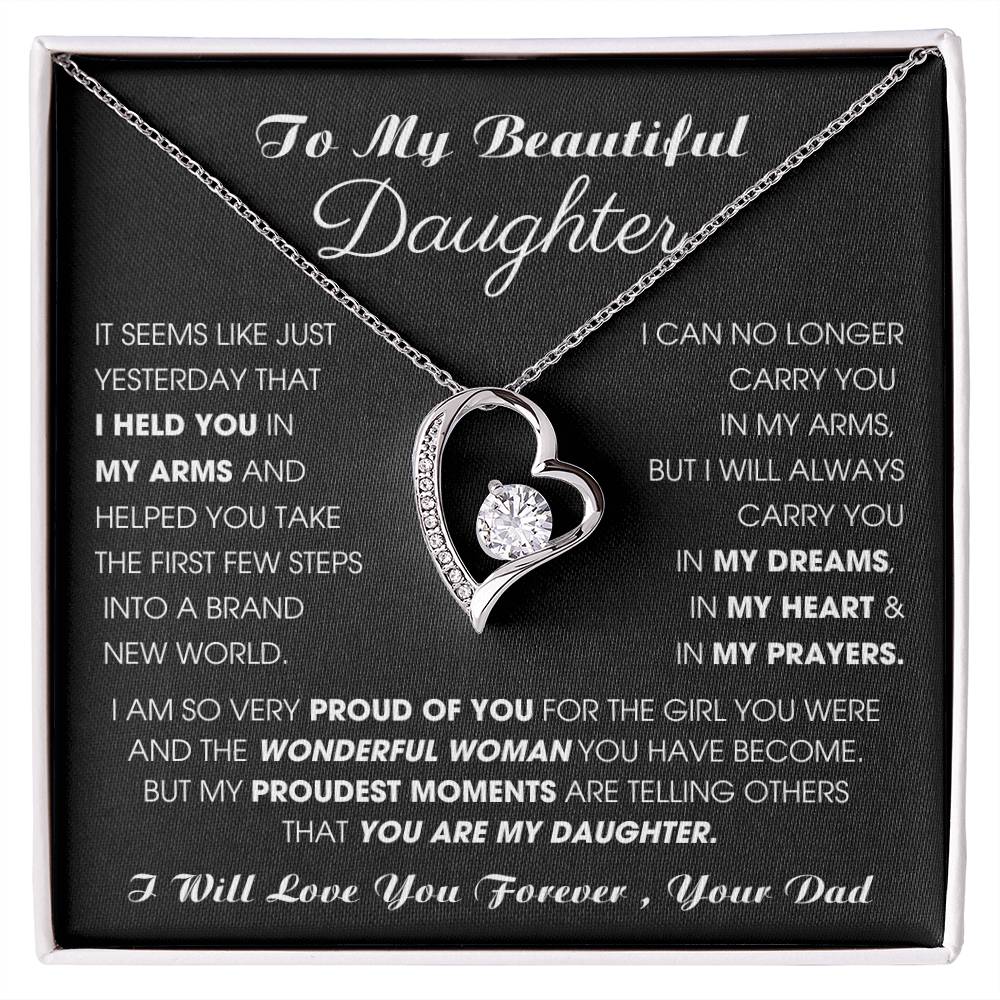 [Almost Sold Out] To My Beautiful Daughter, I will always carry you in my DREAMS, in my HEART & in my PRAYERS